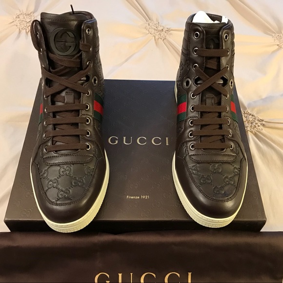 gucci guccissima high top sneaker